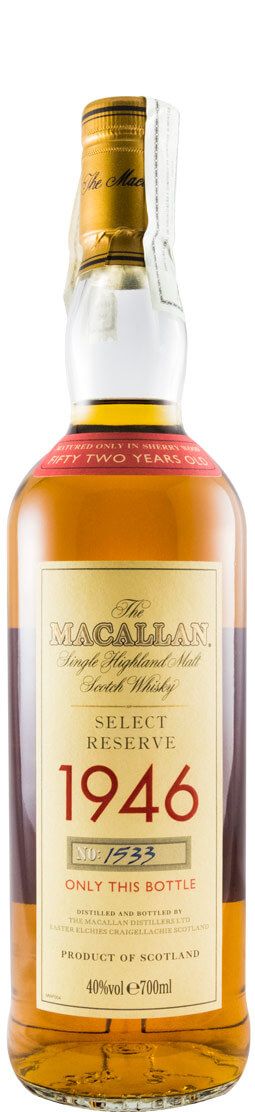 1946 Macallan Select Reserve 52 anos