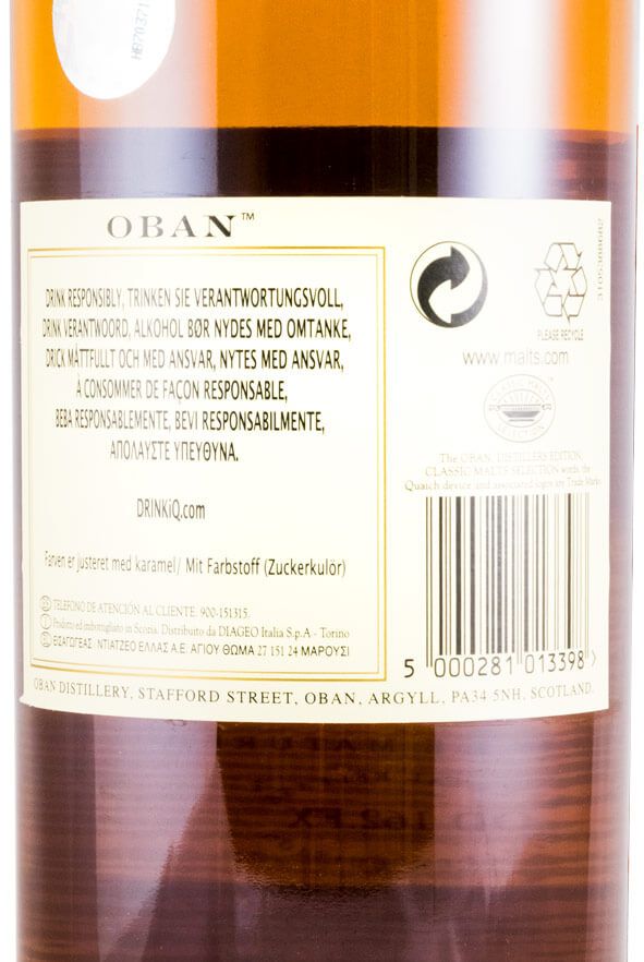 1998 Oban Double Matured (bottled in 2013)