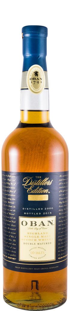 2000 Oban Montilla Fino Cask Distillers Edition (engarrafado em 2015)