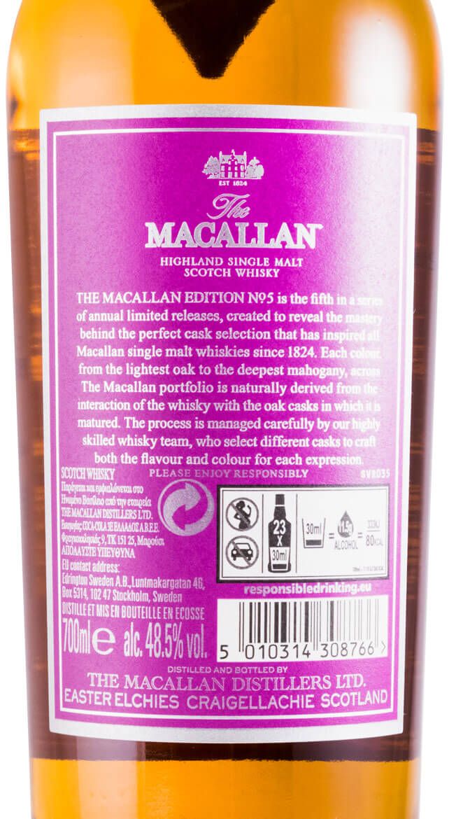 Macallan Edition N.º 5 Edição Limitada