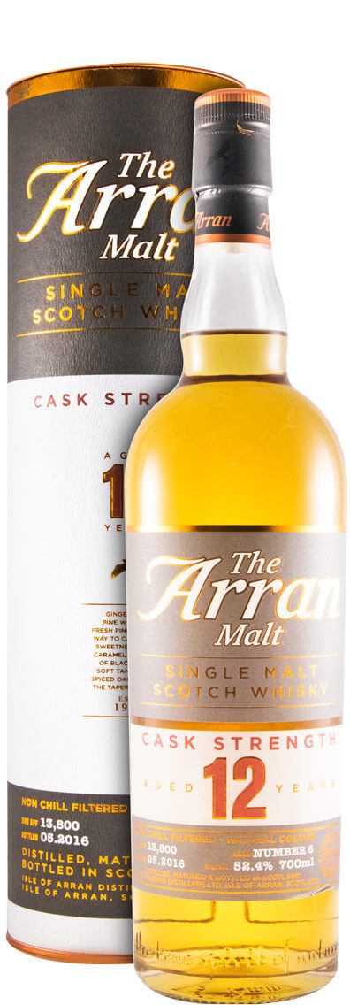 Arran 12 anos Cask Strength (engarrafado em 2016)