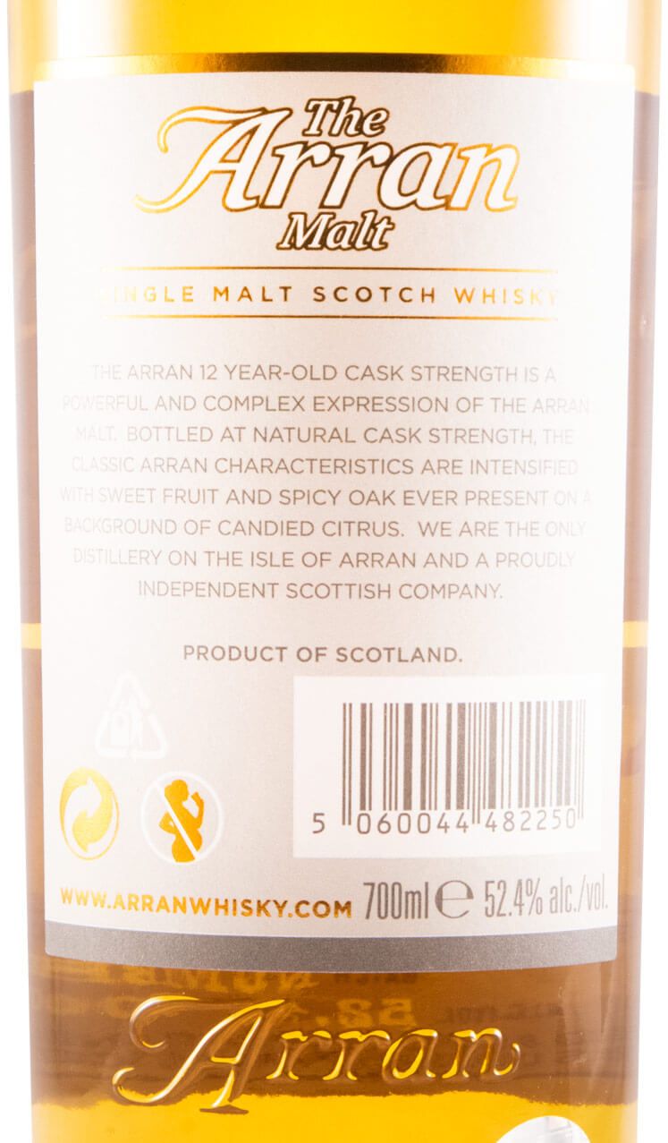 Arran 12 anos Cask Strength (engarrafado em 2016)