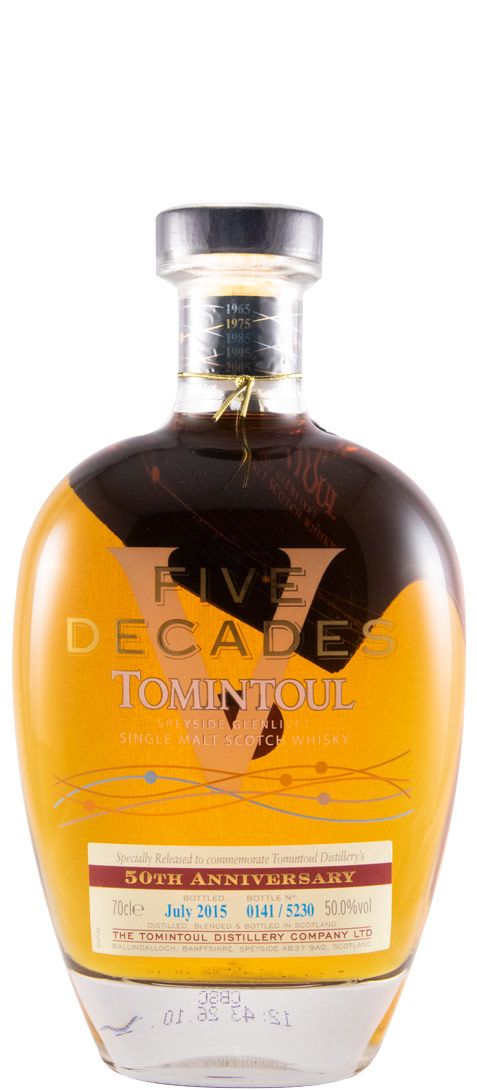 Tomintoul Five Decades 50th Anniversary (engarrafado em 2015)