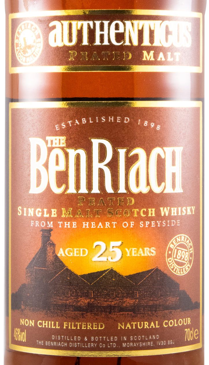 BenRiach Authenticus Peated Malt 25 anos