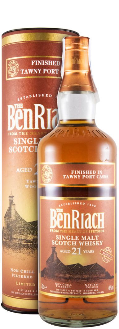 BenRiach Tawny Port Wood Finish 21 anos