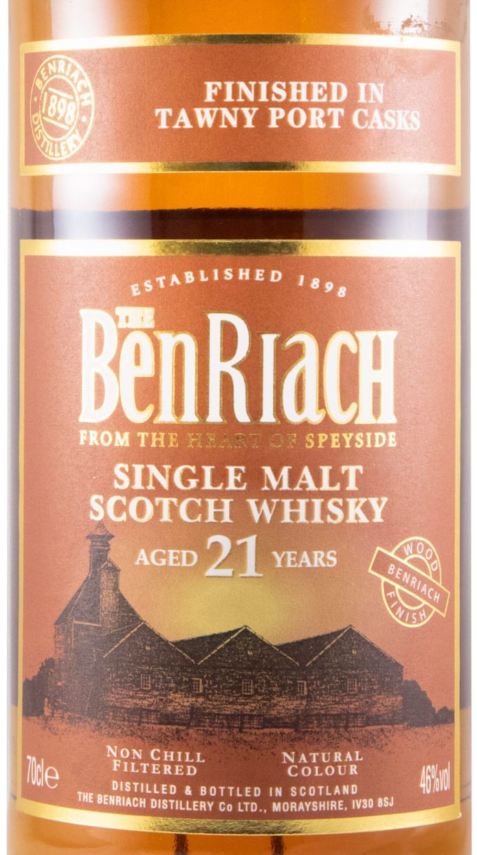BenRiach Tawny Port Wood Finish 21 anos