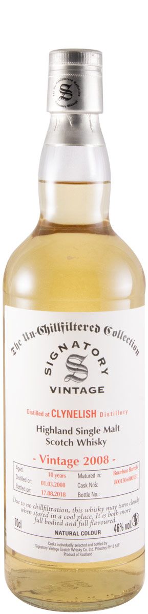 2008 Signatory Vintage Clynelish