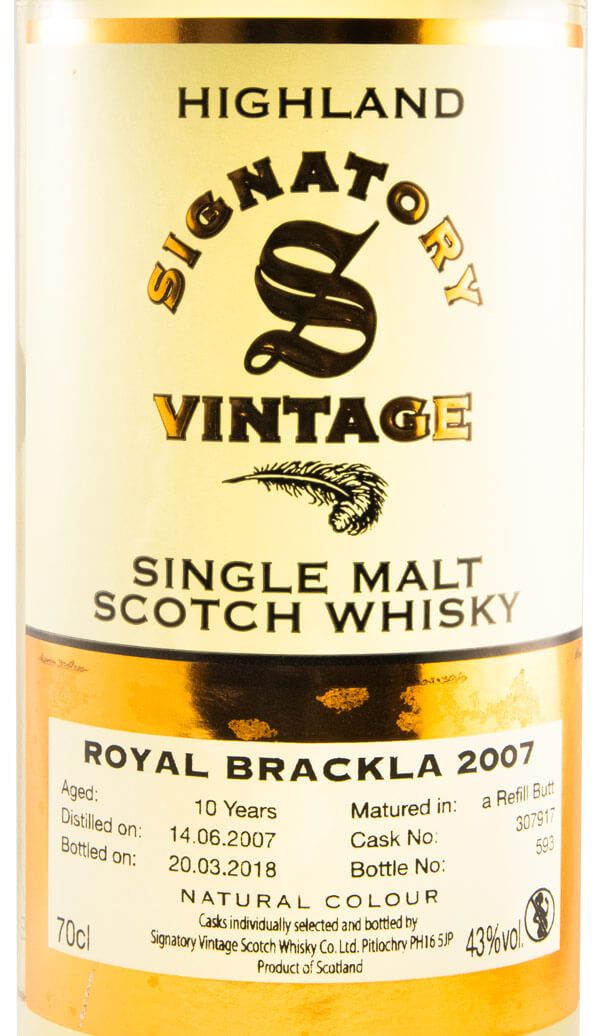2007 Signatory Vintage Royal Blackla