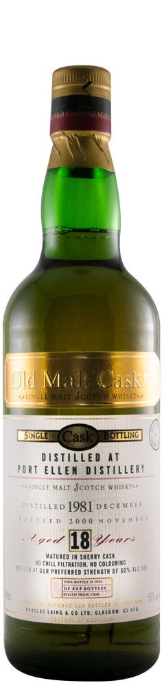 1981 Port Ellen 18 anos Old Malt Cask