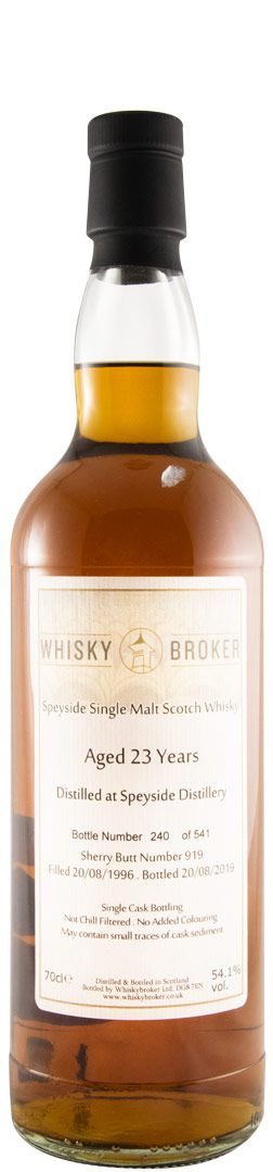 1996 Whisky Broker Speyside Distillery 23 anos