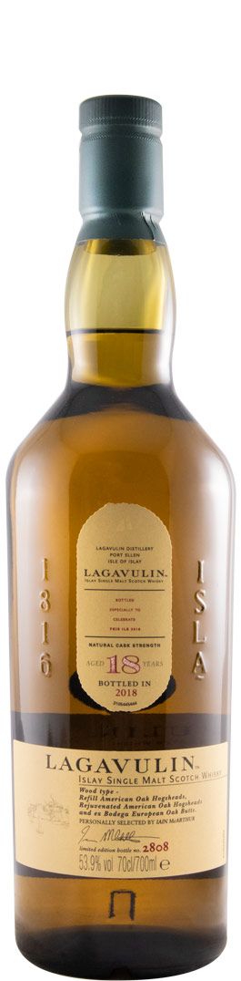 2018 Lagavulin 18 anos Cask Strength