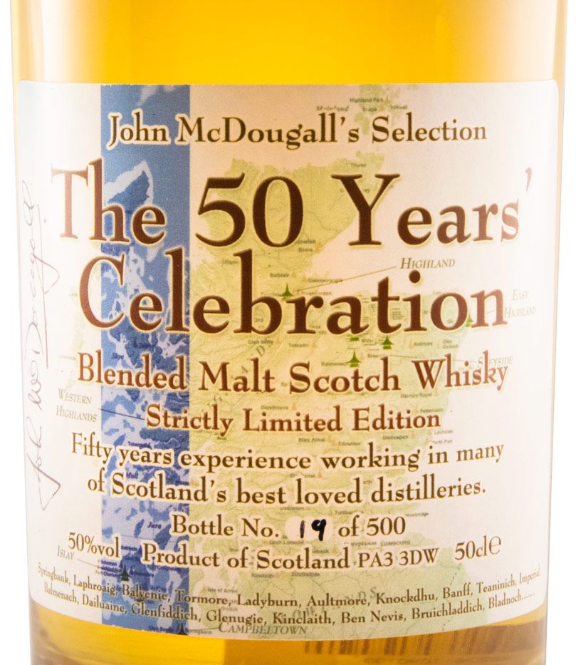 John Mcdougall's 50 years Celebration Malt 50cl