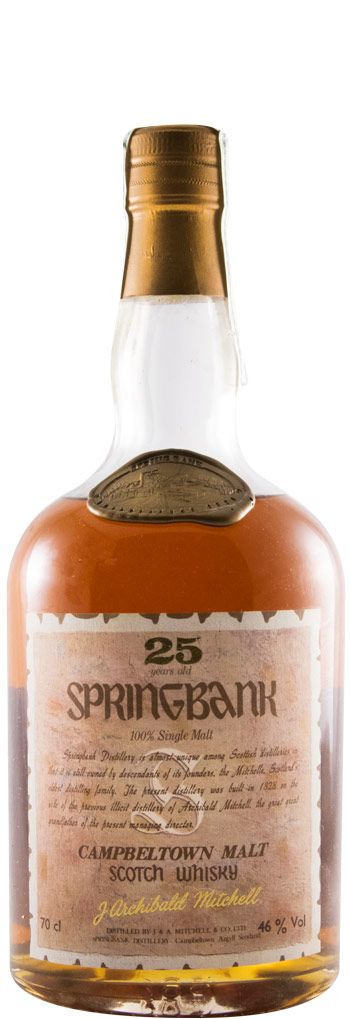 Springbank 25 anos (garrafa antiga)