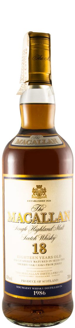 1986 Macallan 18 years