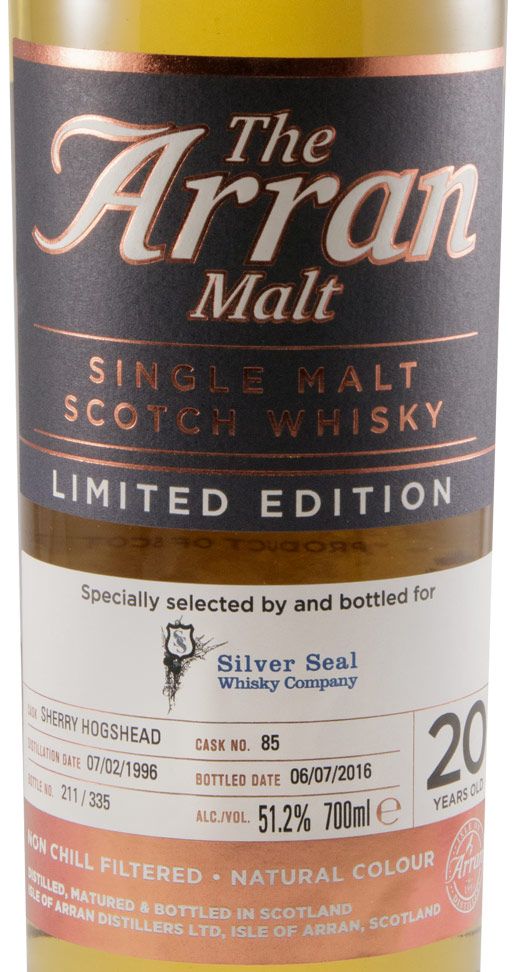 Arran Silver Seal 20 anos