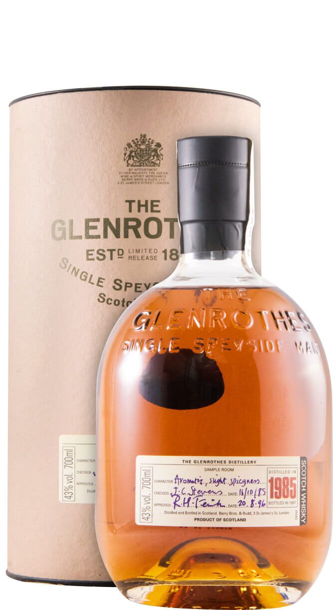 1985 Glenrothes (engarrafado em 1997)