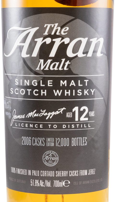 Arran Master of Distilling Ii James Mactaggart 12 anos