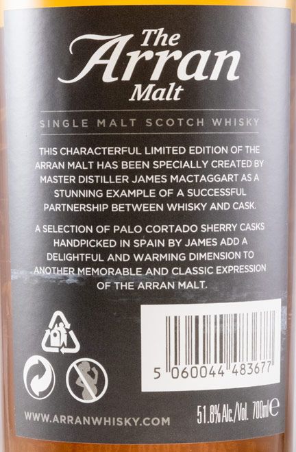 Arran Master of Distilling Ii James Mactaggart 12 anos