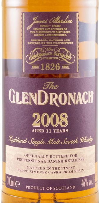 2008 GlenDronach Pedro Ximenez Casks 11 years