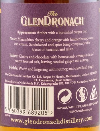 2008 GlenDronach Pedro Ximenez Casks 11 years