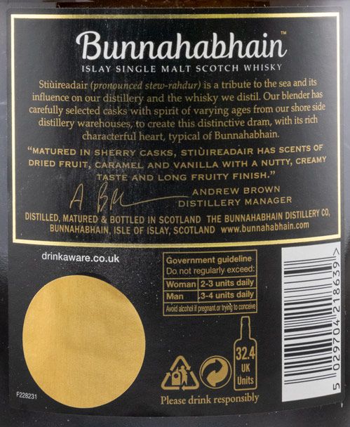 Bunnahabhain Stiuireadair