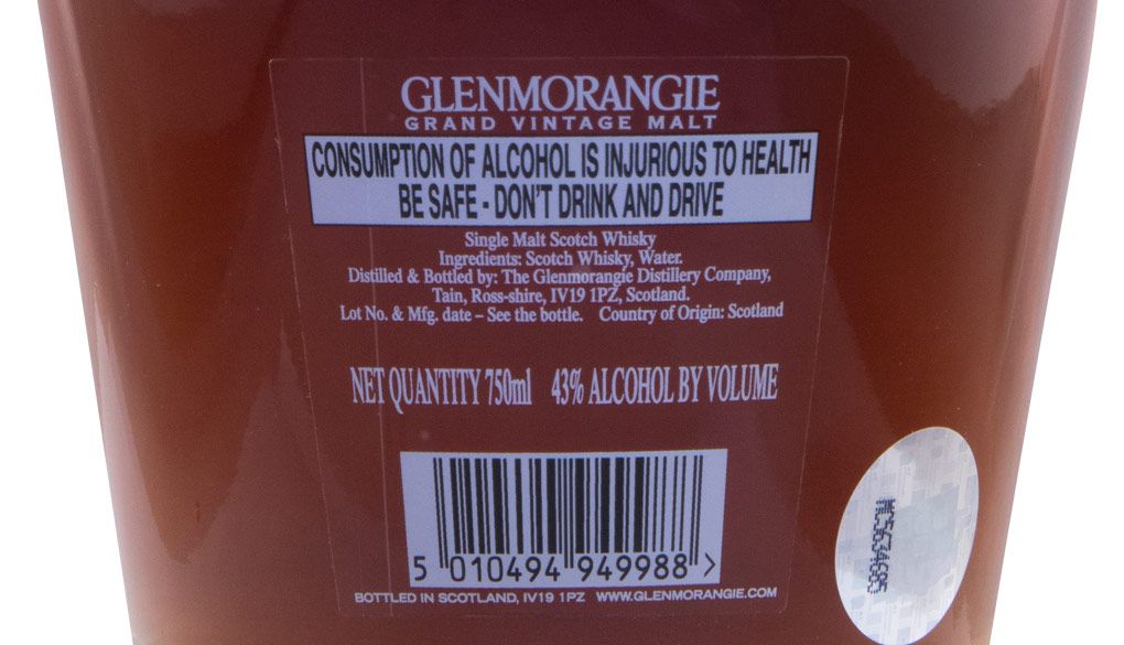 1991 Glenmorangie Grand Vintage Malt 75cl