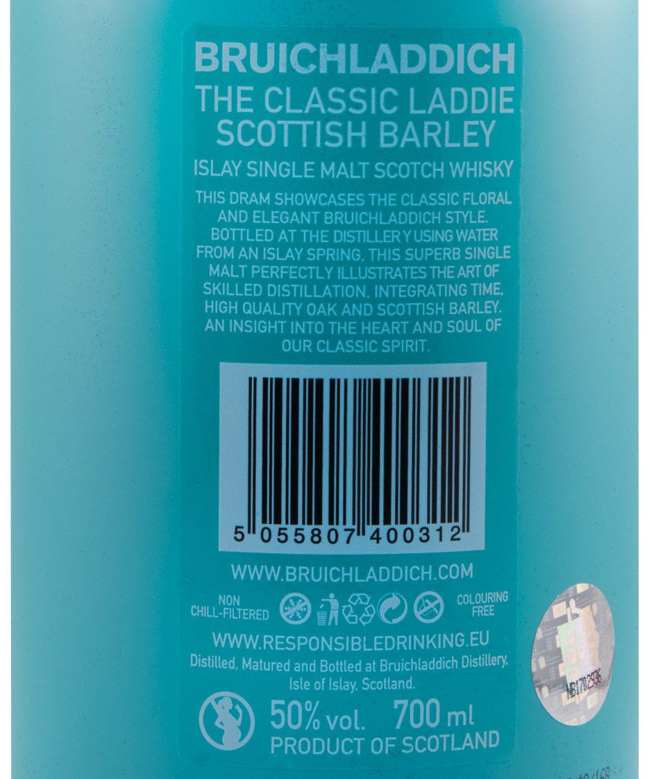 Bruichladdich Scottish Barley The Classic Laddie c/2 Copos