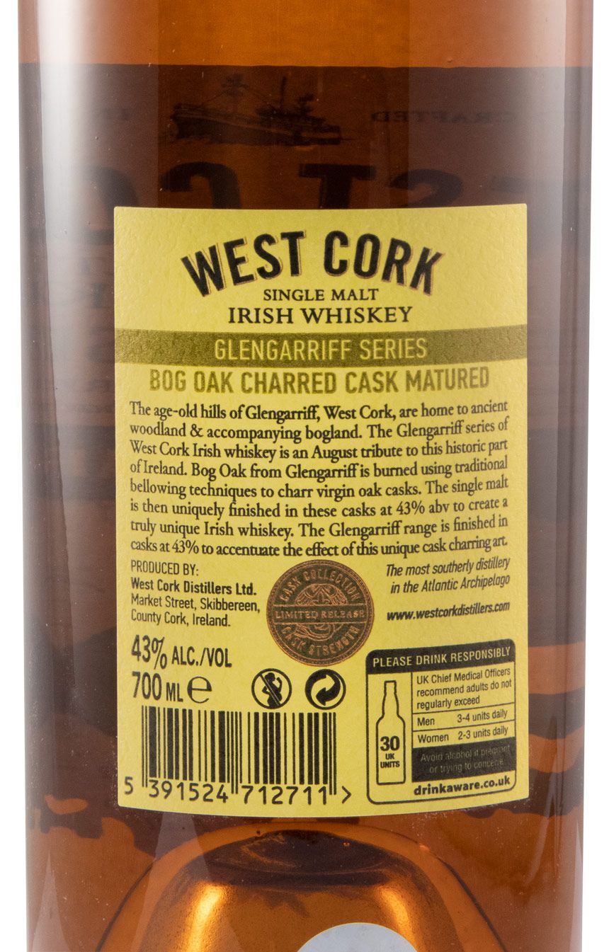 West Cork Glengarriff Series Oak Bog Charred Cask Single Malt