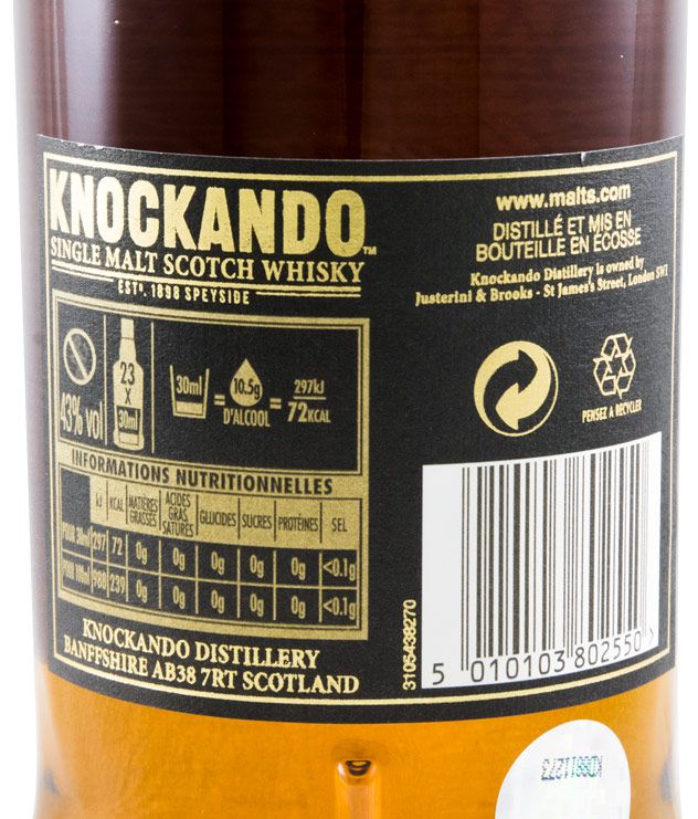 Knockando 18 years (distilled in 1998)