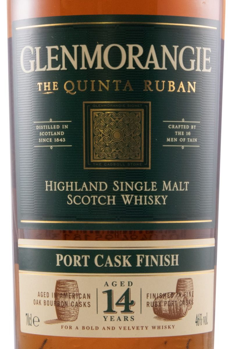 Glenmorangie Quinta Ruban Port Cask Finish Tinbox Giraffe 14 anos