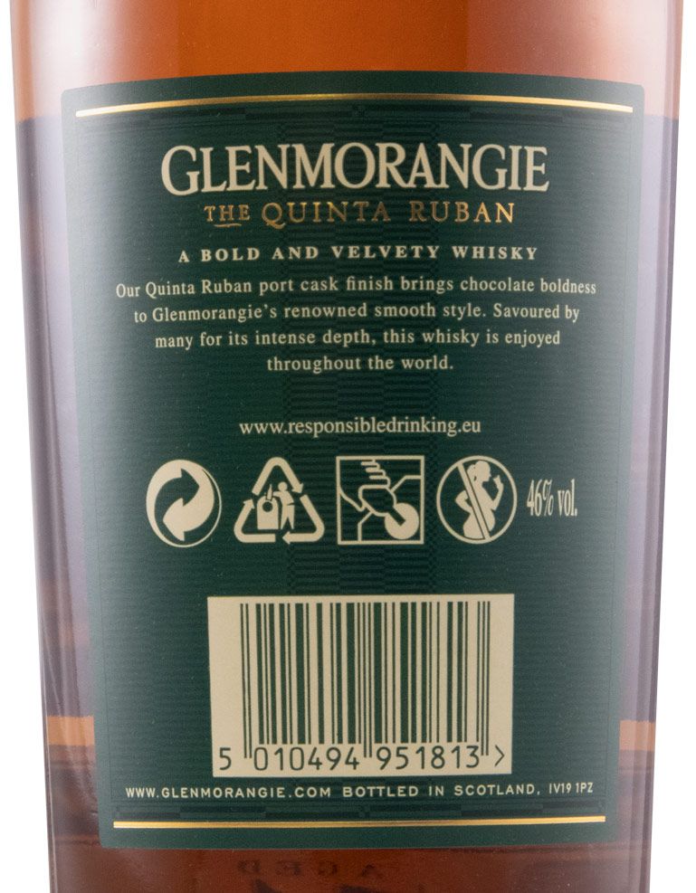 Glenmorangie Quinta Ruban Port Cask Finish Tinbox Giraffe 14 anos