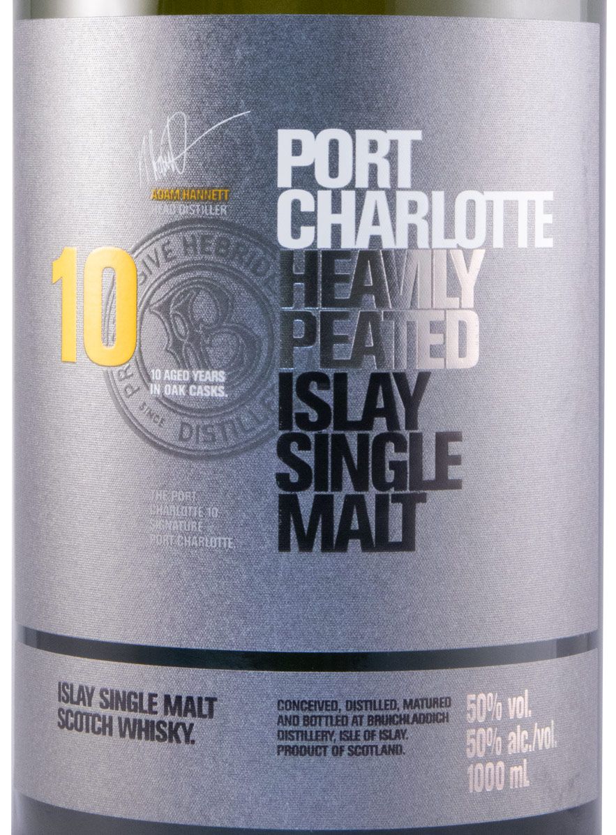Bruichladdich Port Charlotte 10 years 1L