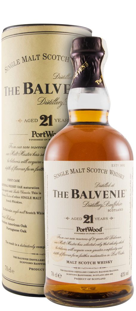 Balvenie Portwood 21 anos 43% (caixa redonda)