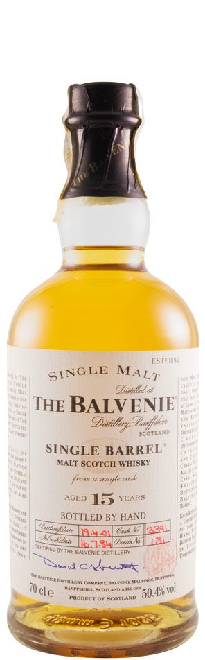 Balvenie Single Barrel Cask N.º 3391 15 anos