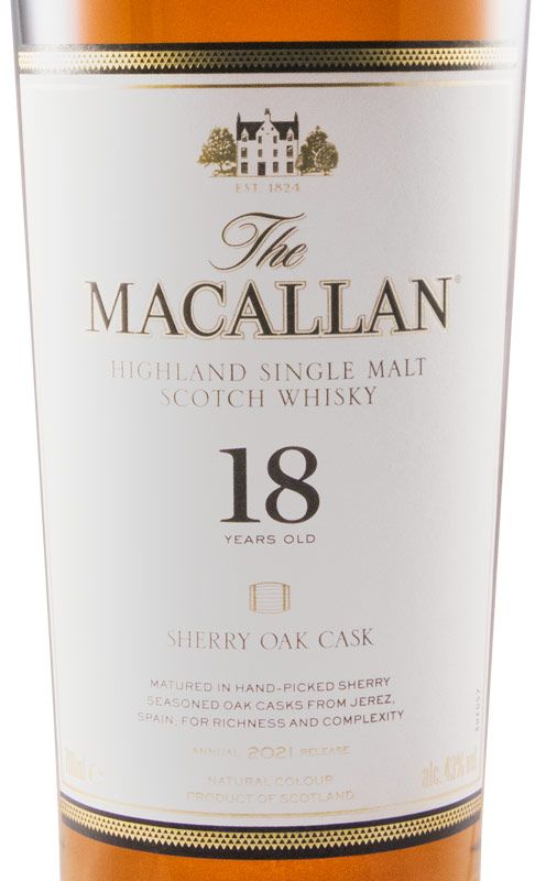 Macallan Sherry Oak 18 anos