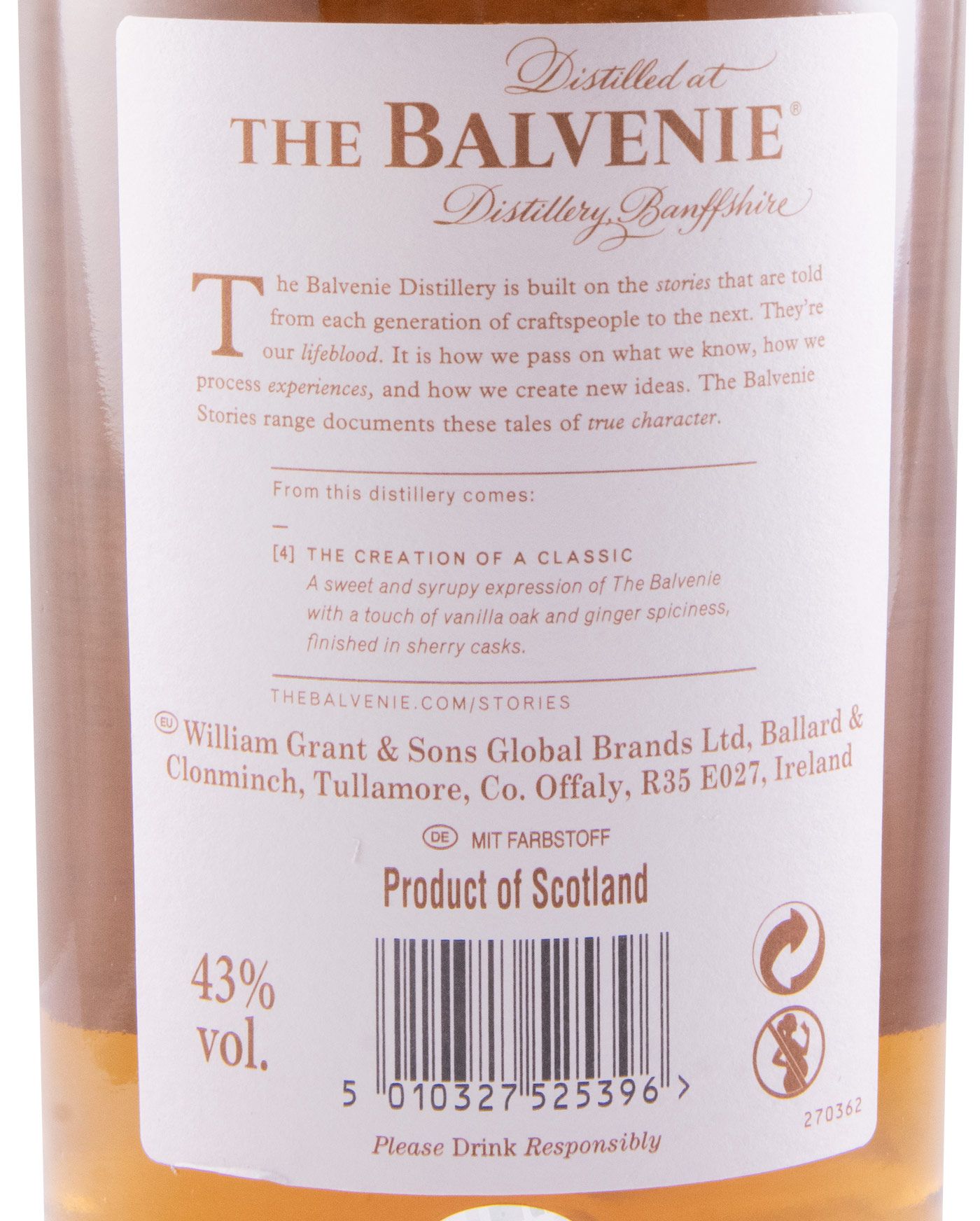 Balvenie Stories The Creation of a Classic