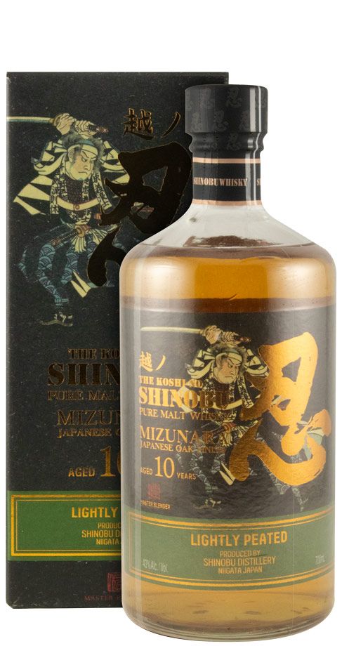 Shinobu The Koshi-No Lightly Peated Mizunara Oak Pure Malt 10 years