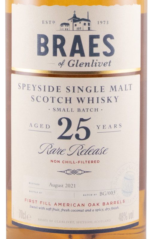 Braes of Glenlivet 25 anos