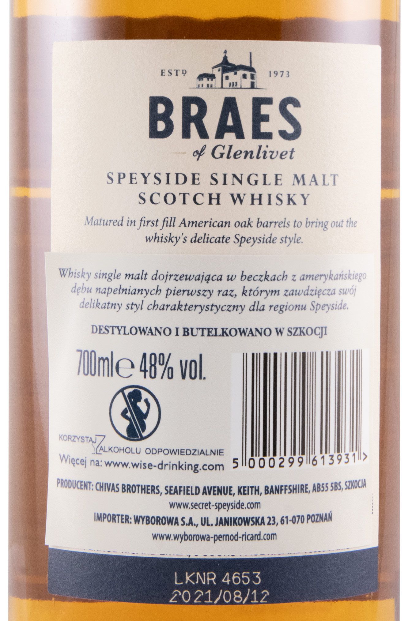 Braes of Glenlivet 25 anos