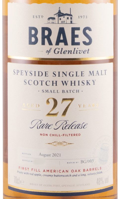 Braes of Glenlivet 27 anos