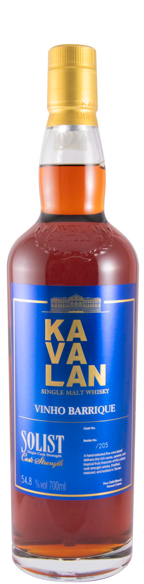 Kavalan Solist Vinho Barrique Cask Strength 54.8%