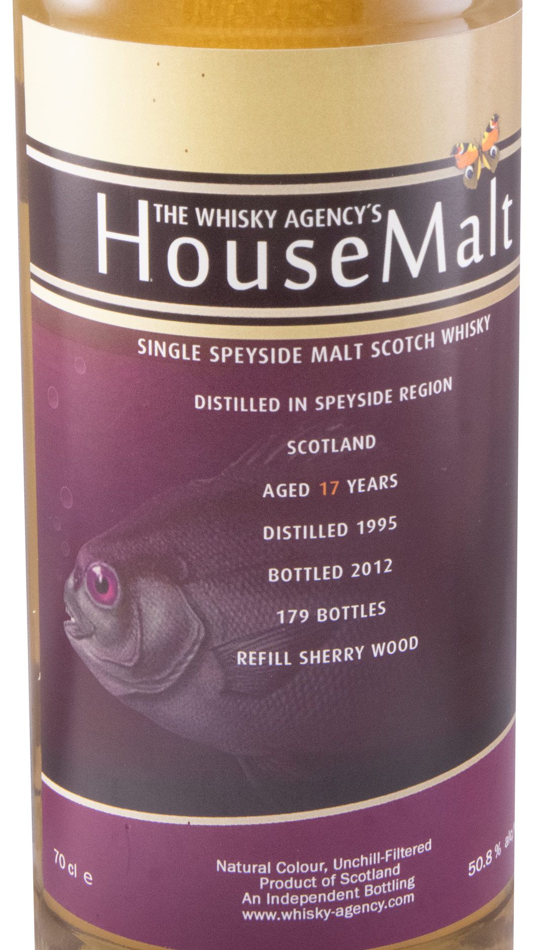 1995 The Whisky Agency's House Malt Sherry Wood 17 years (bottled in 2012)