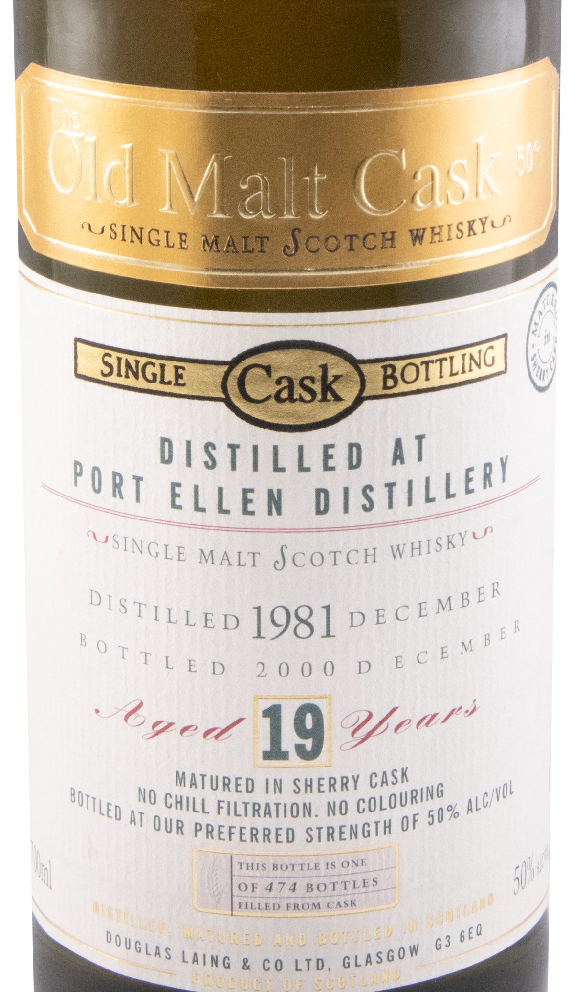 1981 Old Malt Cask Port Ellen 19 years