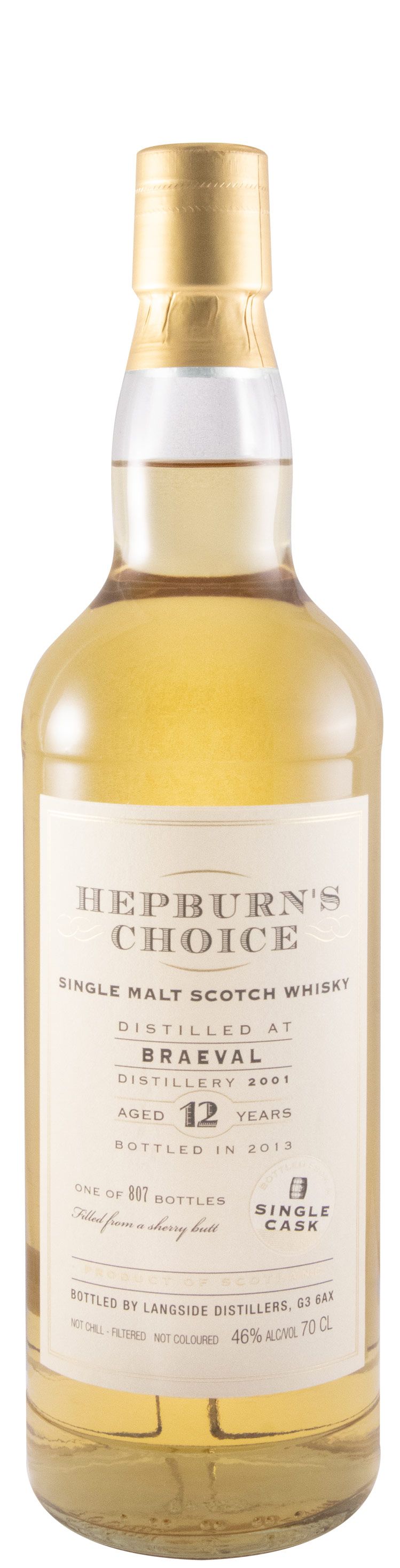 Hepburn's Choice Braeval 12 anos (engarrafado em 2013)
