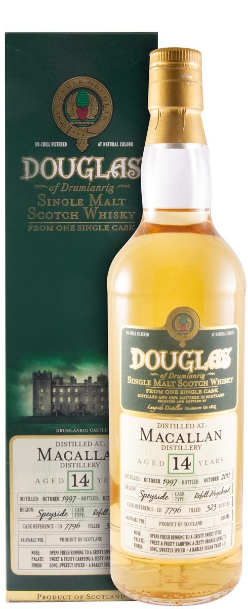 1997 Douglas of Drumlanring Macallan 14 anos (engarrafado em 2011)