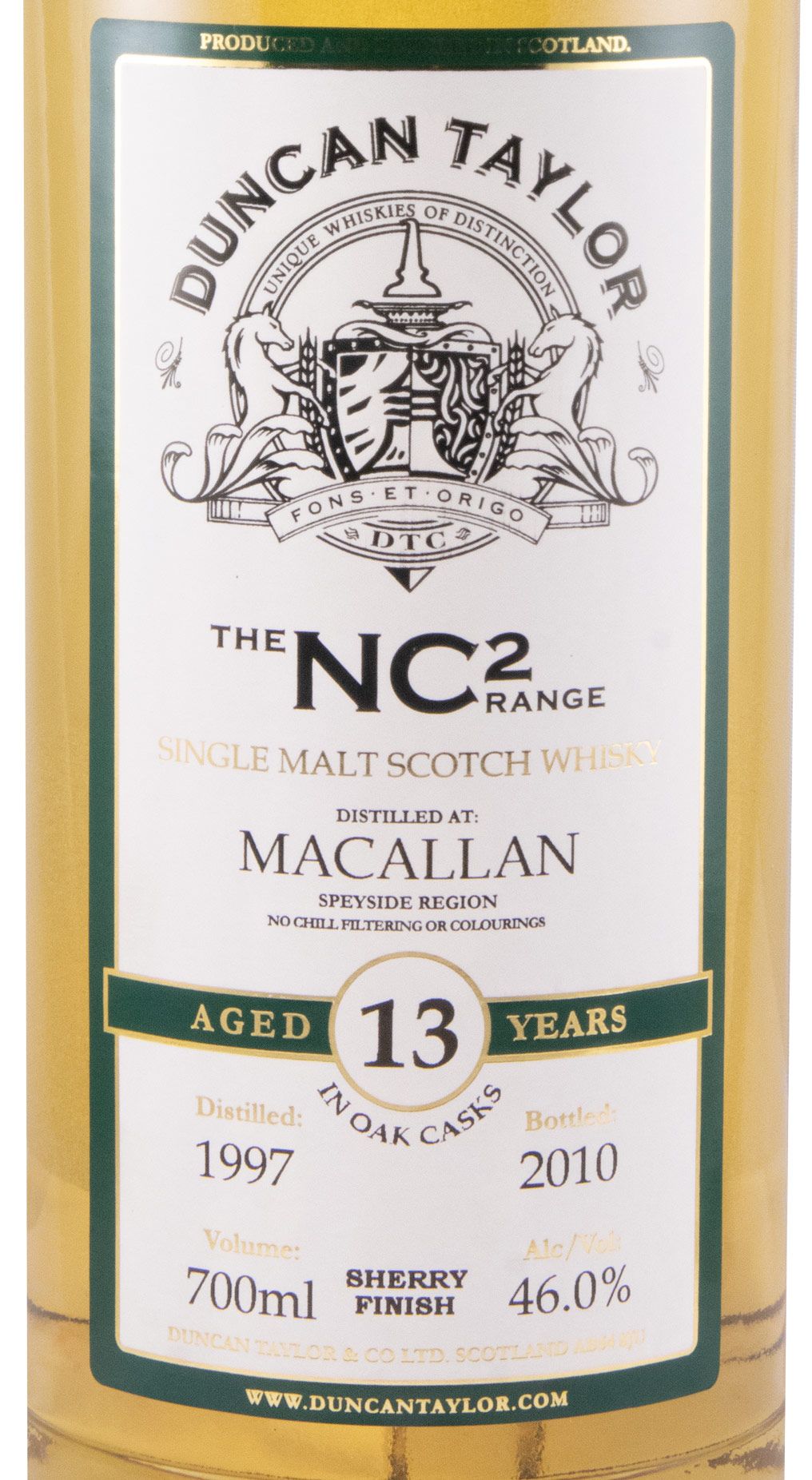 1997 Duncan Taylor Macallan 13 anos (engarrafado em 2010)
