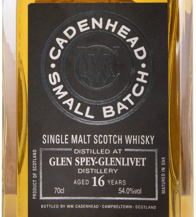 Cadenhead's Glen Spey-Glenlivet Small Batch 16 anos