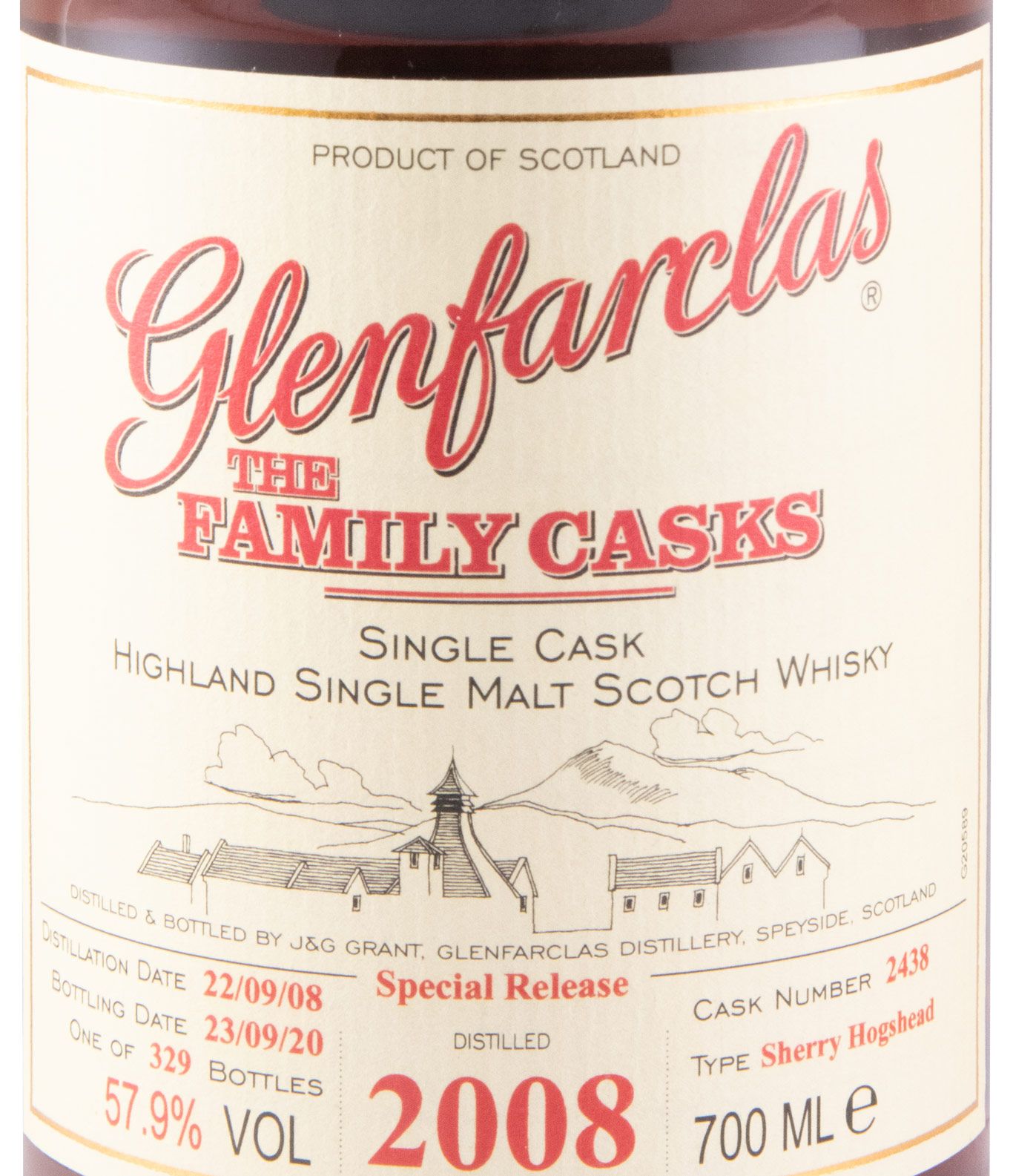 2008 Glenfarclas The Family Casks Special Realese Cask N.º 2438