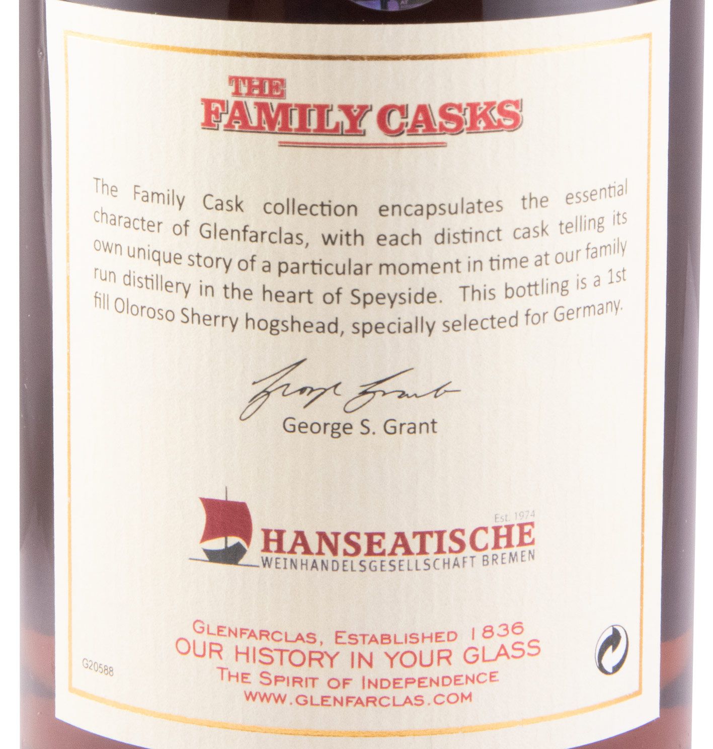 2008 Glenfarclas The Family Casks Special Realese Cask N.º 2438