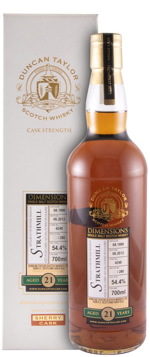 1990 Duncan Taylor Strathmill 21 anos (engarrafado em 2012)